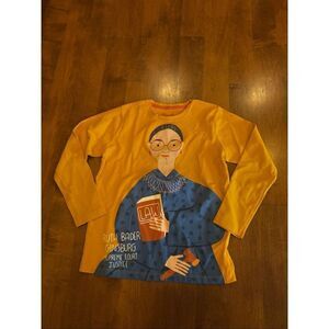 Girls new without tags piccolina Ruth Bader Ginsburg long sleeve tshirt size 10